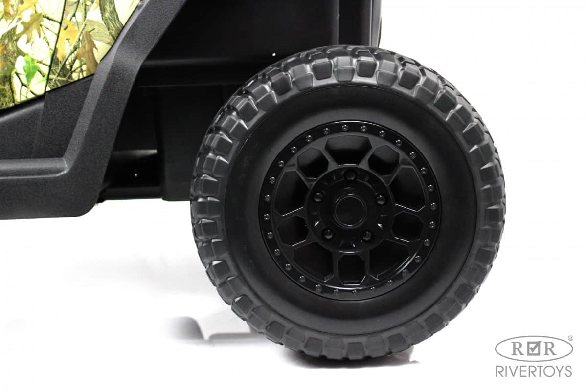 картинка Детский электромобиль P333PP (Buggy) зеленый камуфляж 