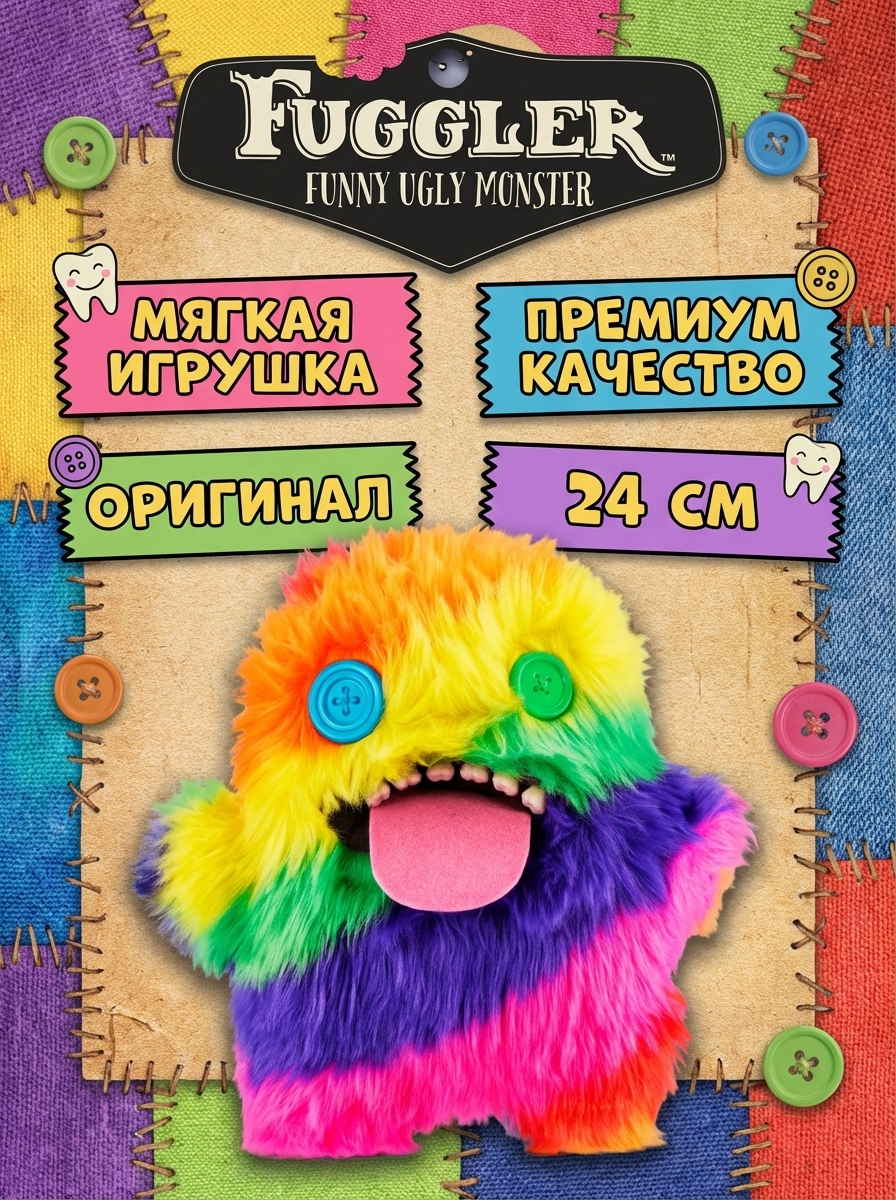 картинка Мягкая игрушка FUGGLER Уга Буга - 15702L 