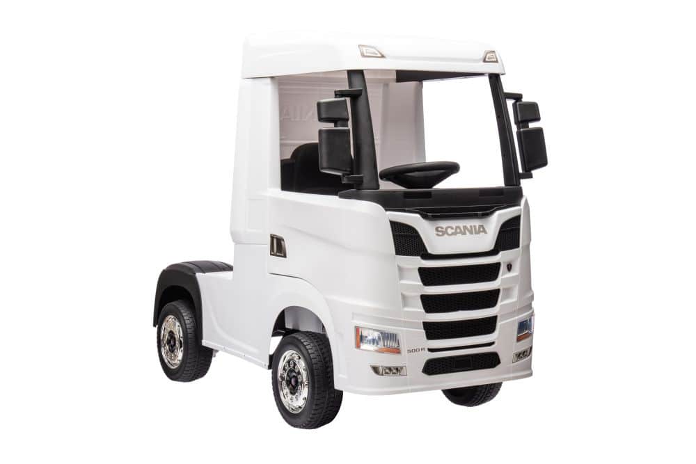 картинка Детский электромобиль фура Scania 500R 4WD 12V - HL698-LUX-WHITE 