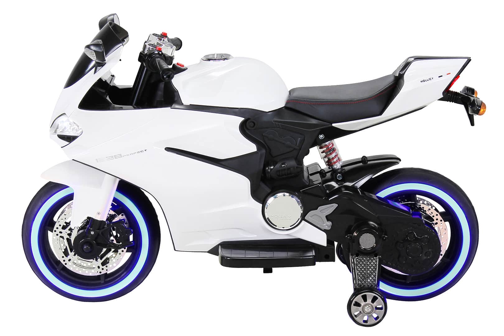 картинка Детский электромобиль - мотоцикл Ducati White - SX1628-G 