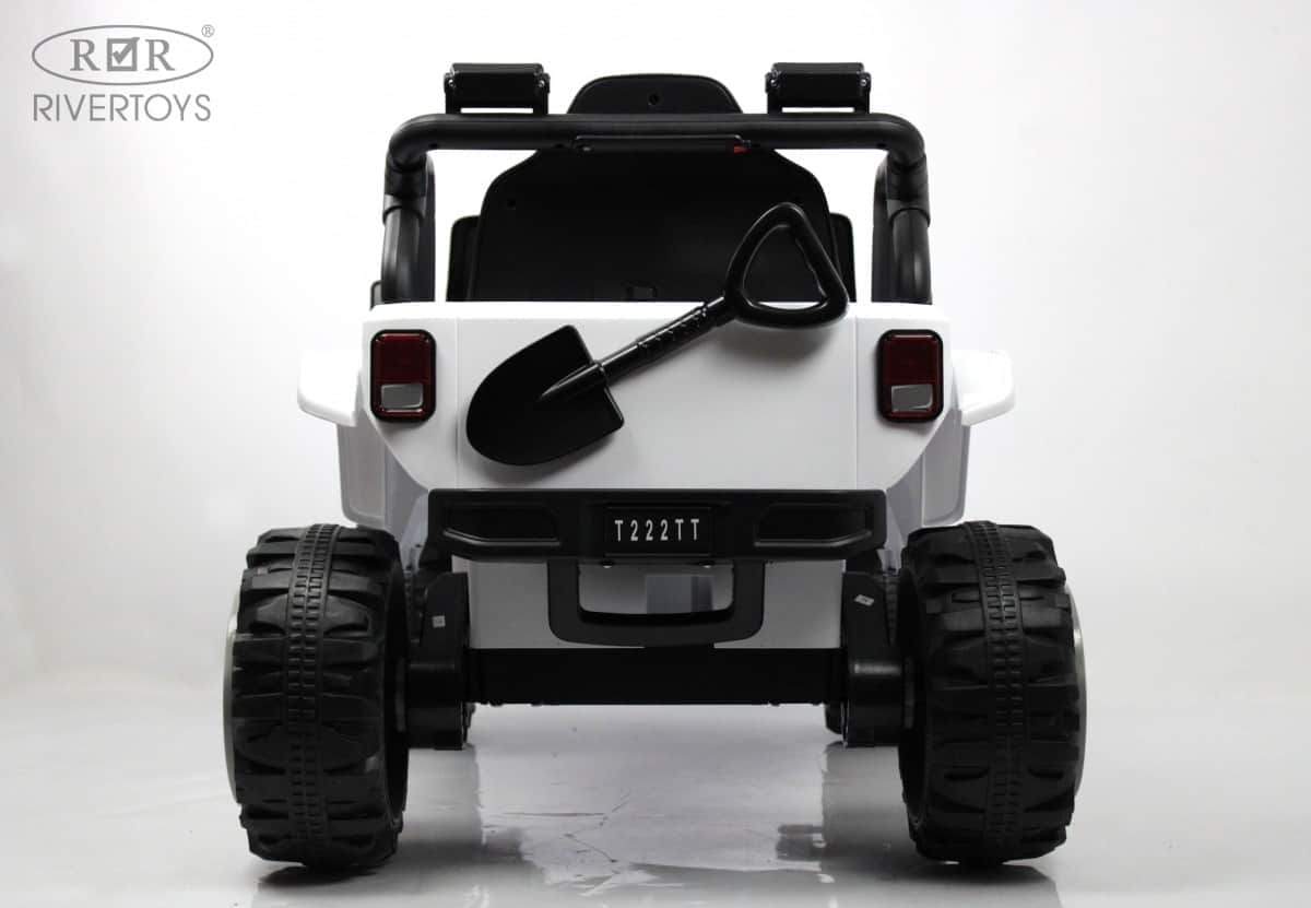 картинка Детский электромобиль T222TT 4WD белый 