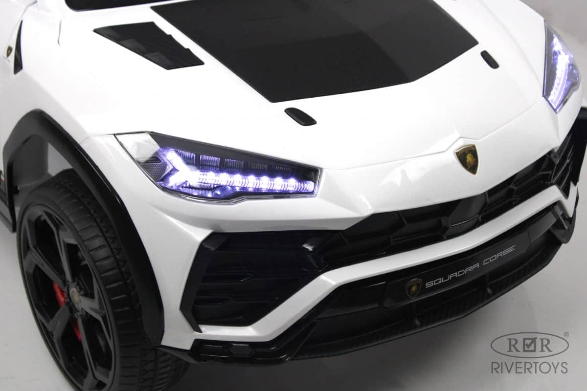 картинка Детский электромобиль Lamborghini Urus (E777EE) белый 