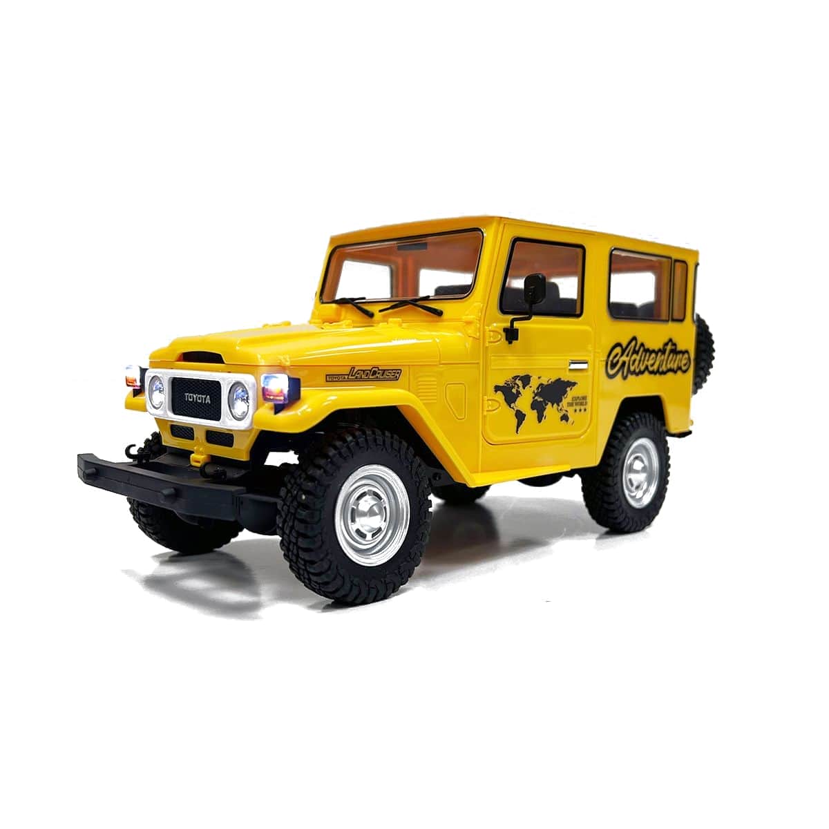 картинка Радиоуправляемый внедрожник TOYOTA FJ40 PRO (свет, выхлоп, Li-Po 5C) - HG4-50-PRO-YELLOW 