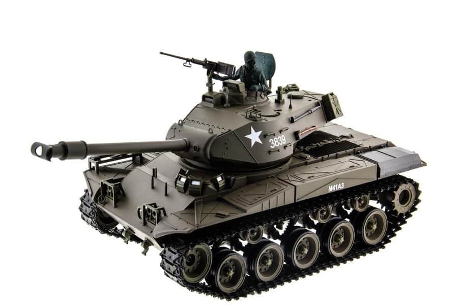 картинка Радиоуправляемый танк Heng Long US M41A3 Bulldog масштаб 1:16 2.4 G - 3839-1 V7.0 