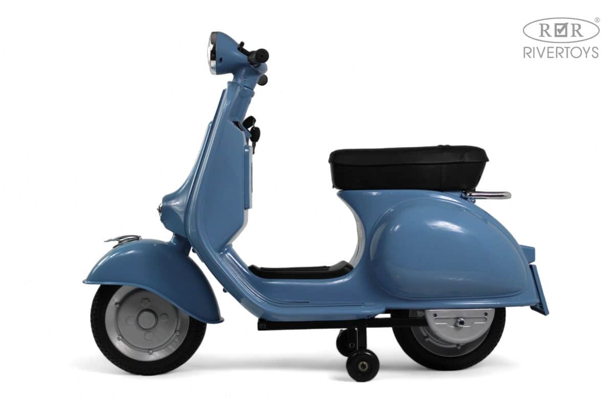 картинка Детский электроскутер VESPA (M888MM) синий 