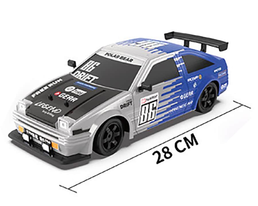 картинка Радиоуправляемая машина для дрифта HB Toyota AE86 (4WD, свет, пар, акб, 1:16) - SC16A07-1 