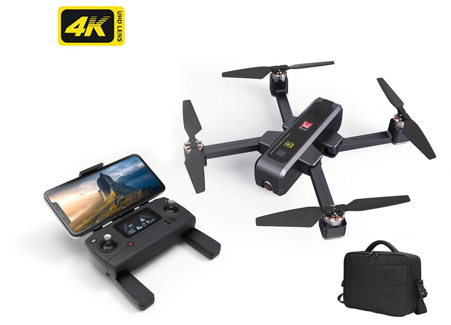 картинка Квадрокоптер MJX Bugs 4W с камерой 4K в сумке - B4W-4K-BAG 