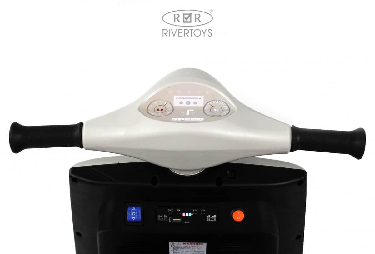 картинка Детский электроскутер K777PX-A серый 