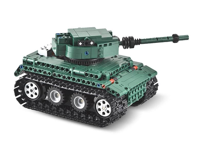 картинка Конструктор Double E Cada Technics, Танк Tiger 1, 313 деталей, пульт управления - C51018W 