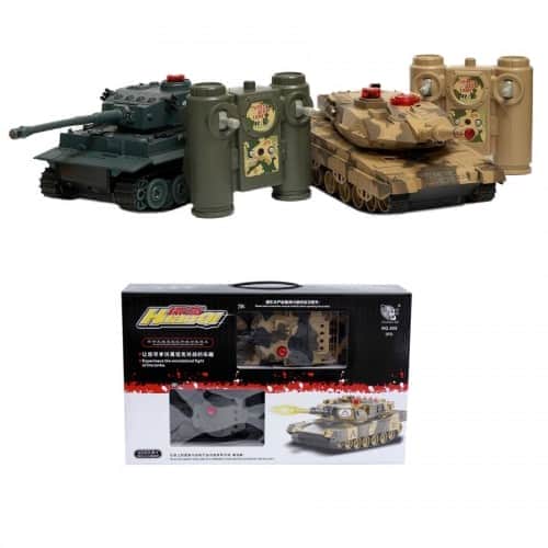 картинка Радиоуправляемый танковый бой Huan QI Tiger vs Leopard 1:28 2.4G - 508C 