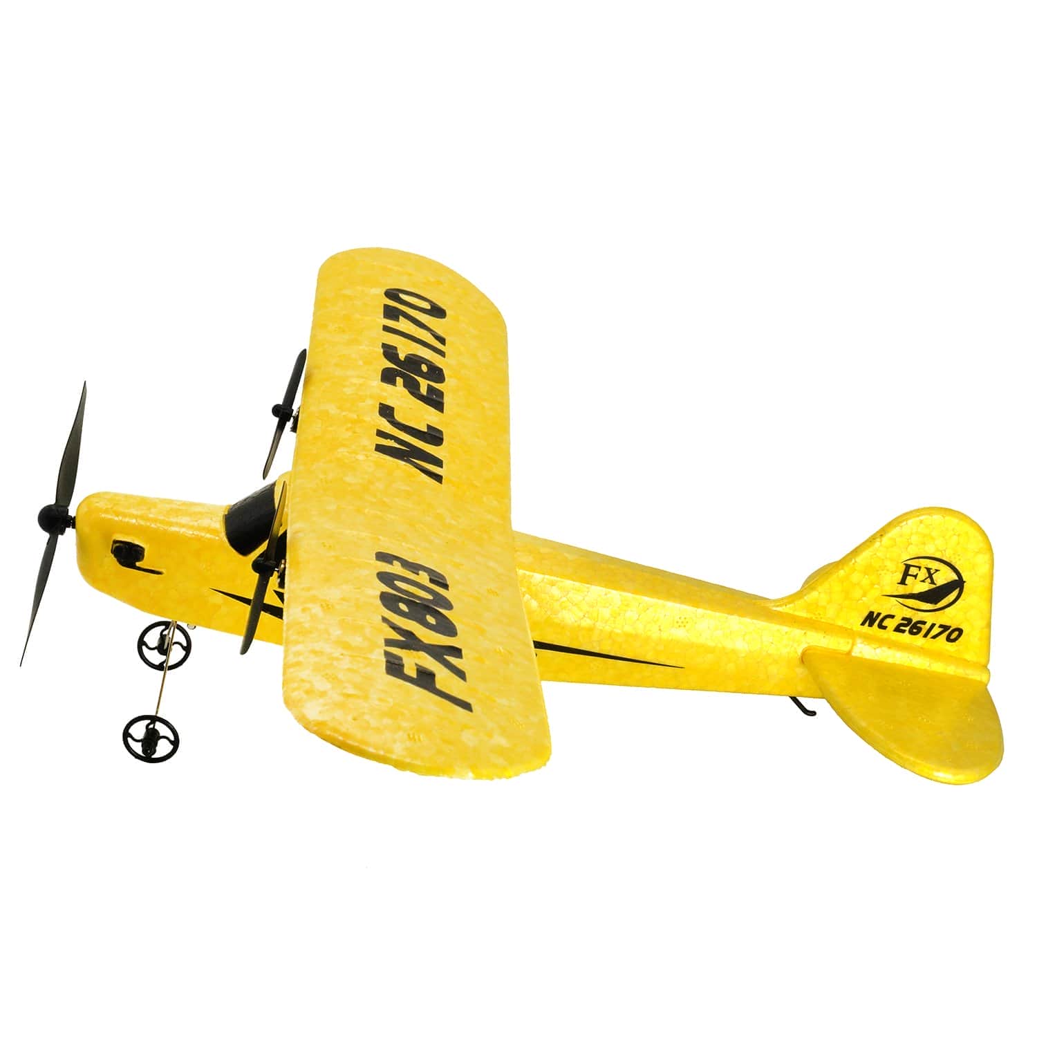 картинка Радиоуправляемый самолет Piper Cub J3 для начинающих 2.4G - FX803-YELLOW 