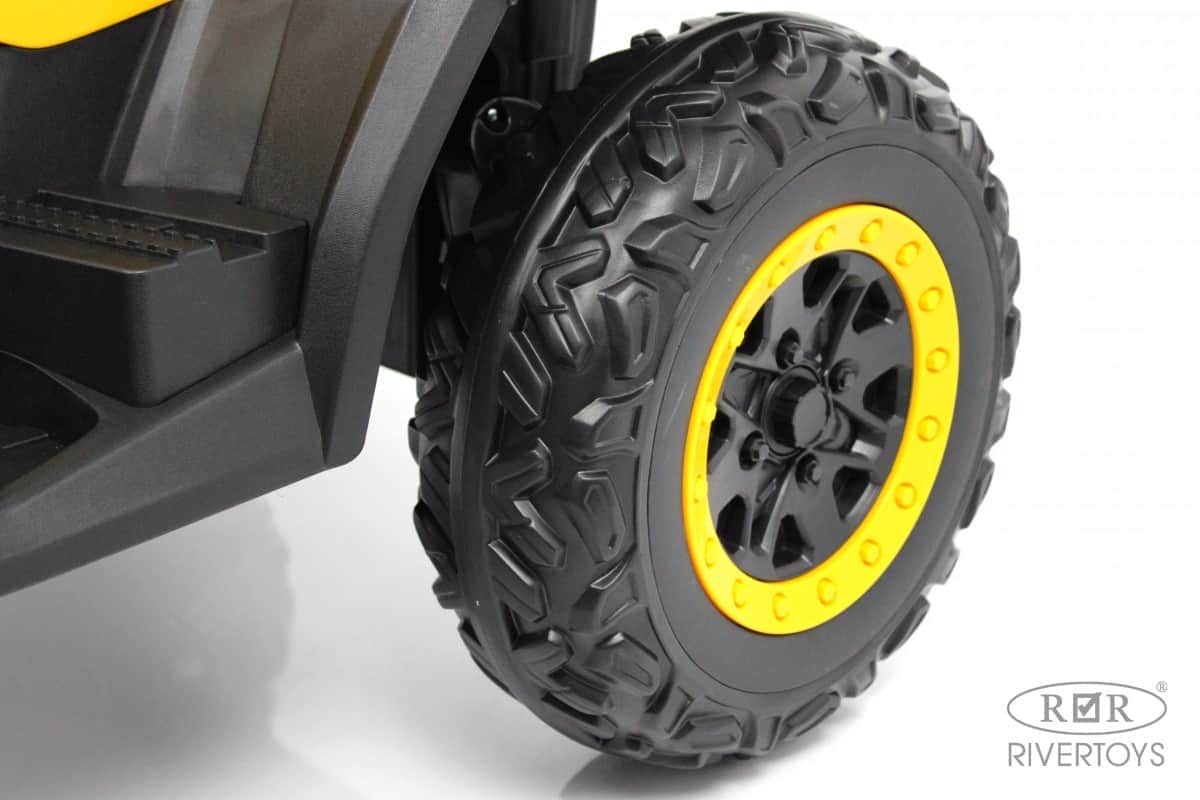 картинка Детский электроквадроцикл T001TT 4WD желтый 