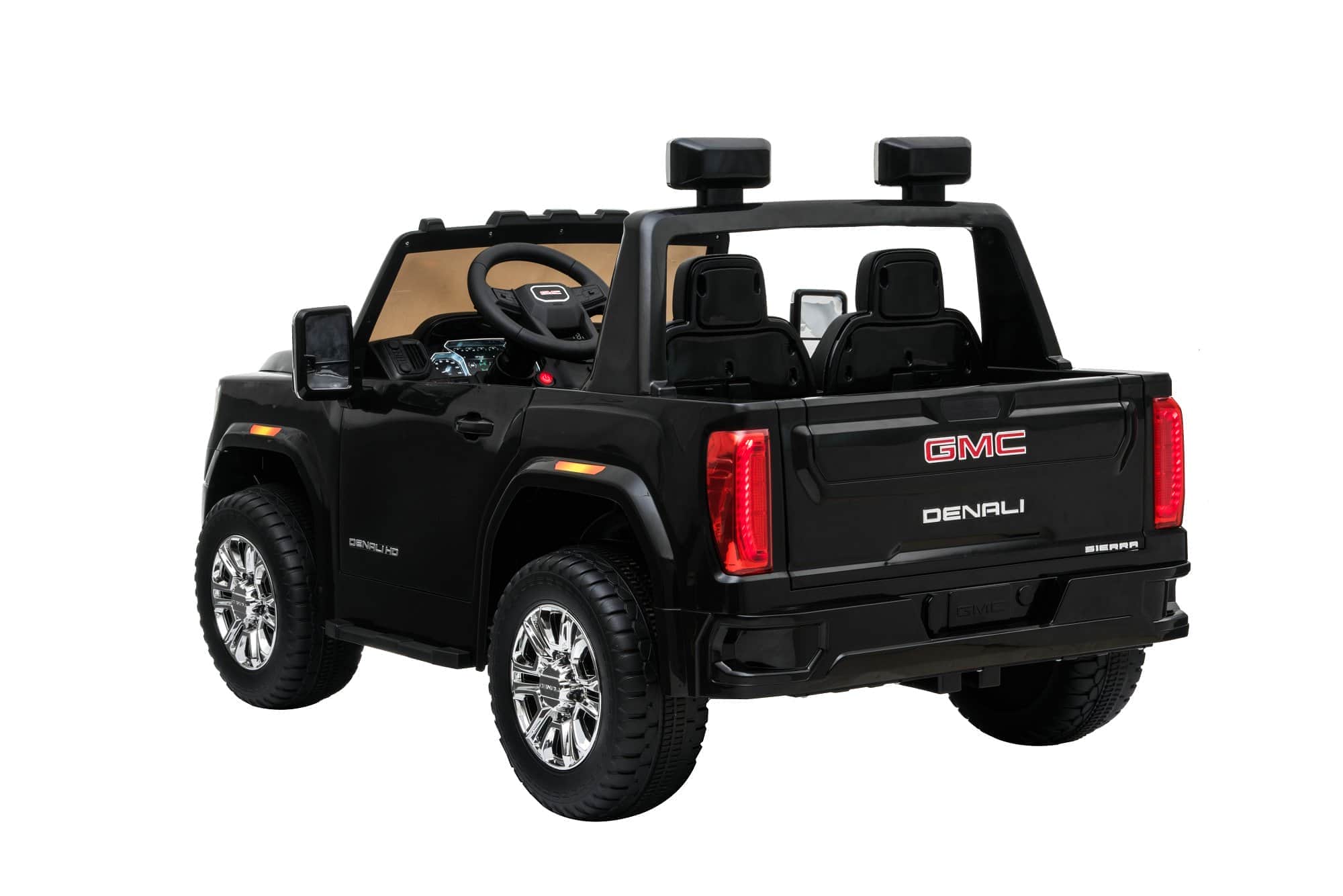 картинка Детский электромобиль GMC Sierra Denali 4WD 12V - BLACK - HL368 