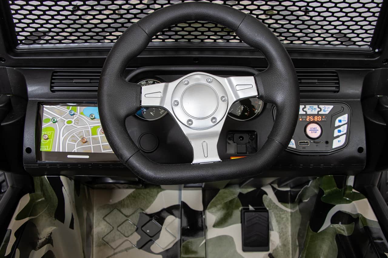 картинка Джип Jeep 24V JC666 Хаки зеленый краска 