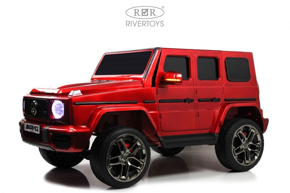 картинка Детский электромобиль Mercedes-AMG G63 (G111GG ПТГ) красный глянец 