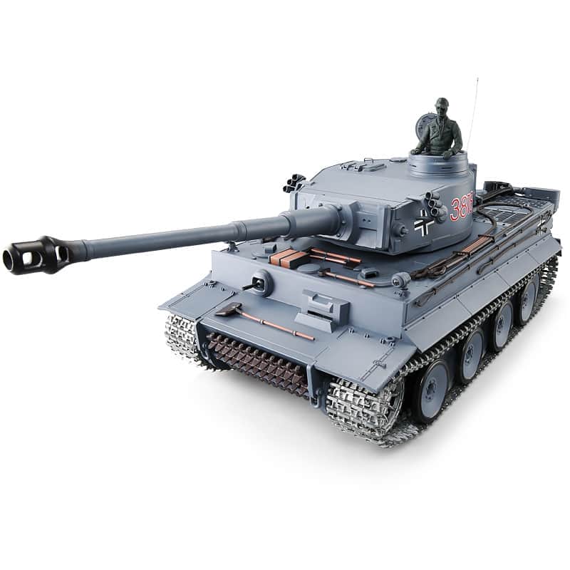 картинка Радиоуправляемый танк Heng Long German Tiger PRO 1:16 (ИК+Пневмо) 2.4G - 3818-1PRO-MS V6.0 