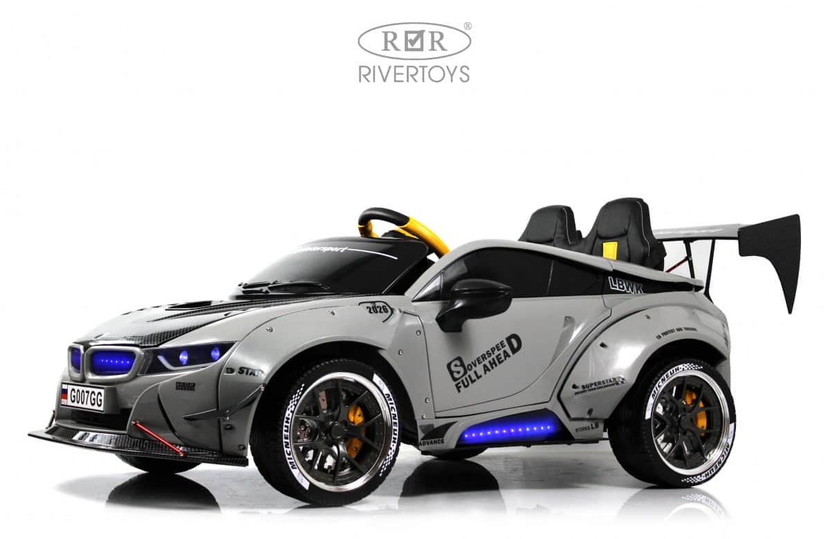 картинка Детский электромобиль G007GG серый 