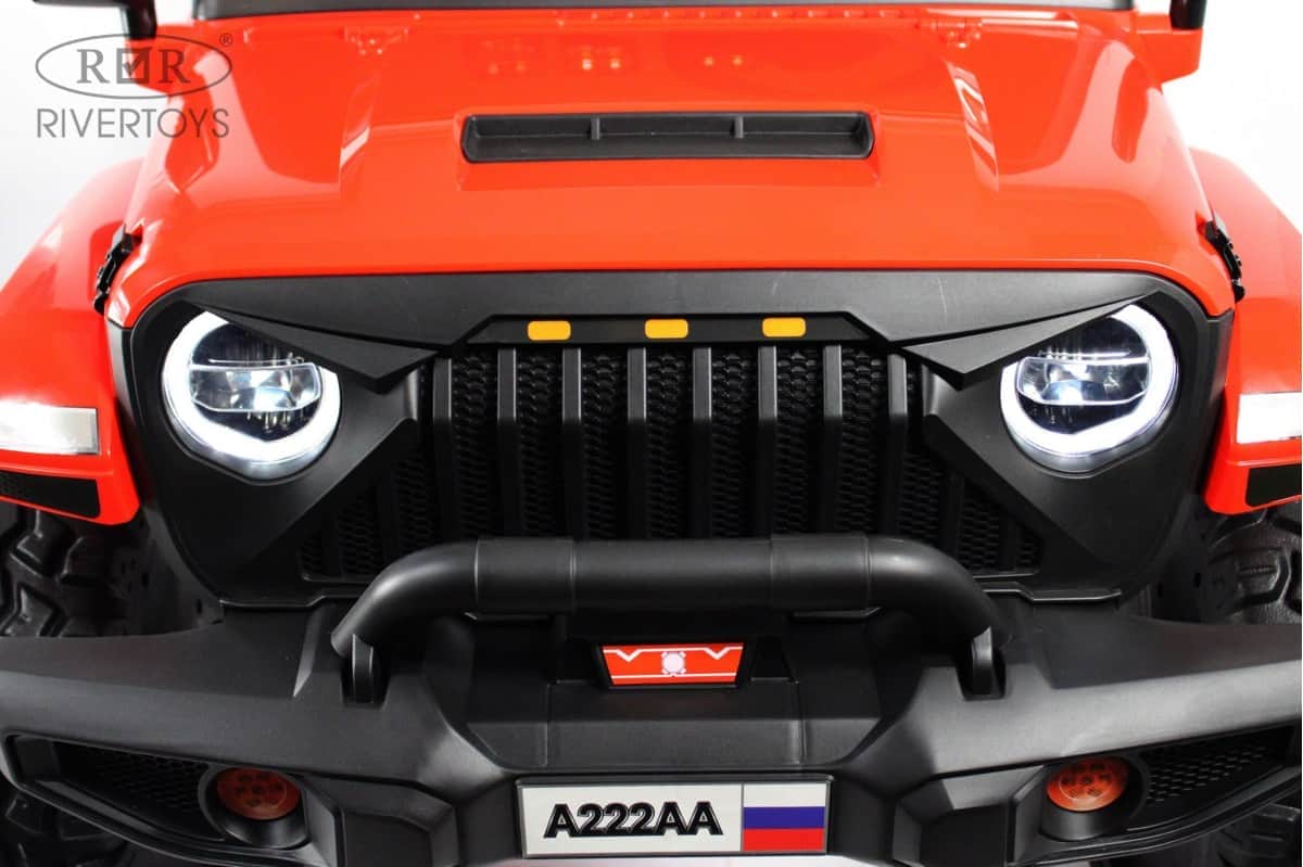 картинка Детский электромобиль Jeep A222AA красный 