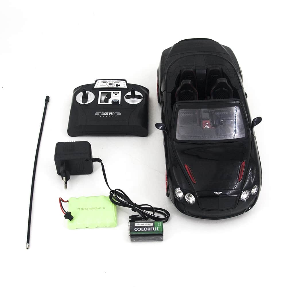 картинка Радиоуправляемая машина MZ Bentley Continental GT Supersport ISR 2011 Black 1:14, открываюся двери и капот - MZ-2249J-BL 