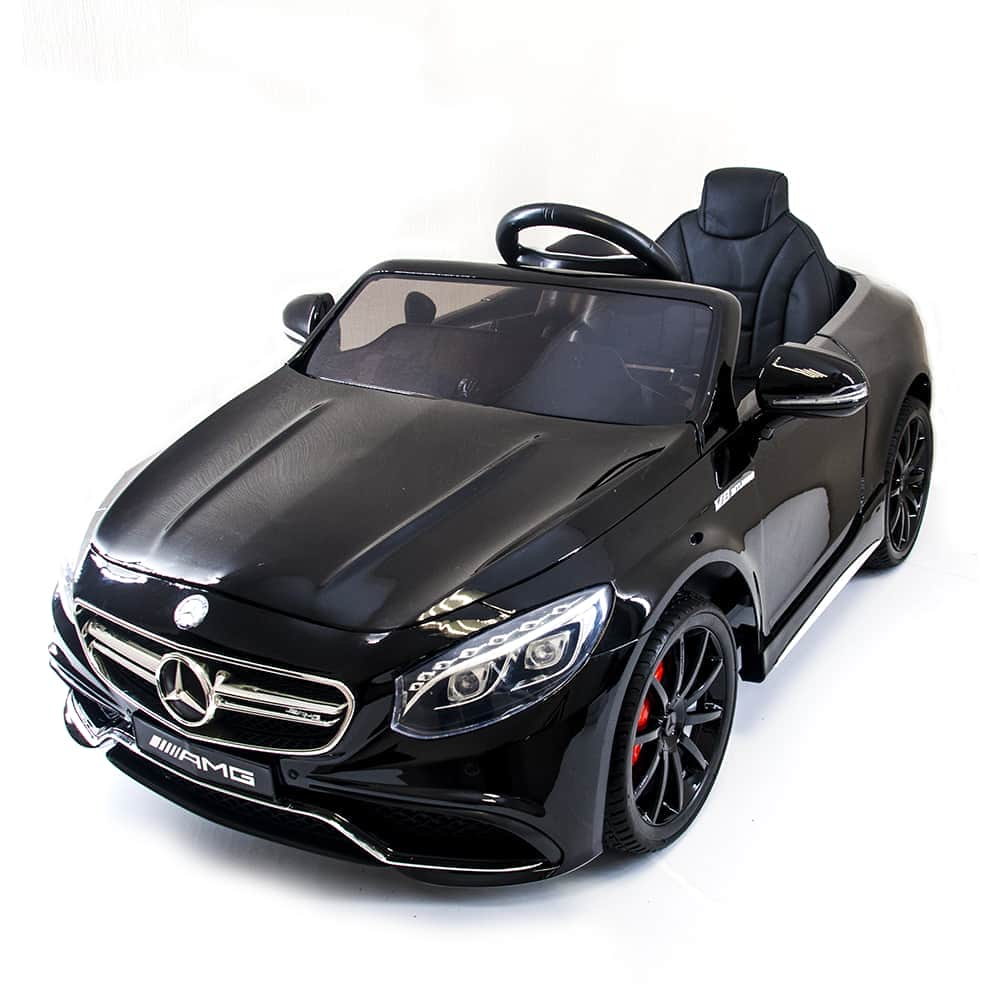 картинка Детский электромобиль Mercedes Benz S63 LUXURY 2.4G - Black - HL169-LUX-B 