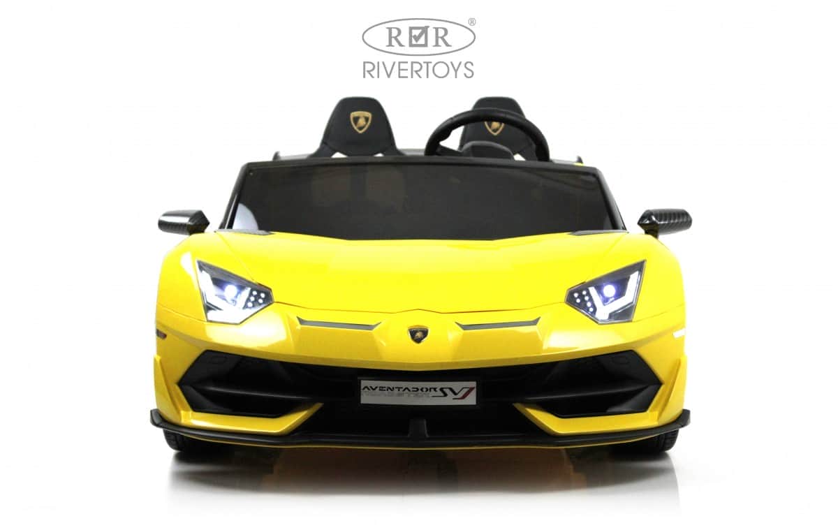 картинка Детский электромобиль Lamborghini Aventador SVJ (A111MP) желтый 