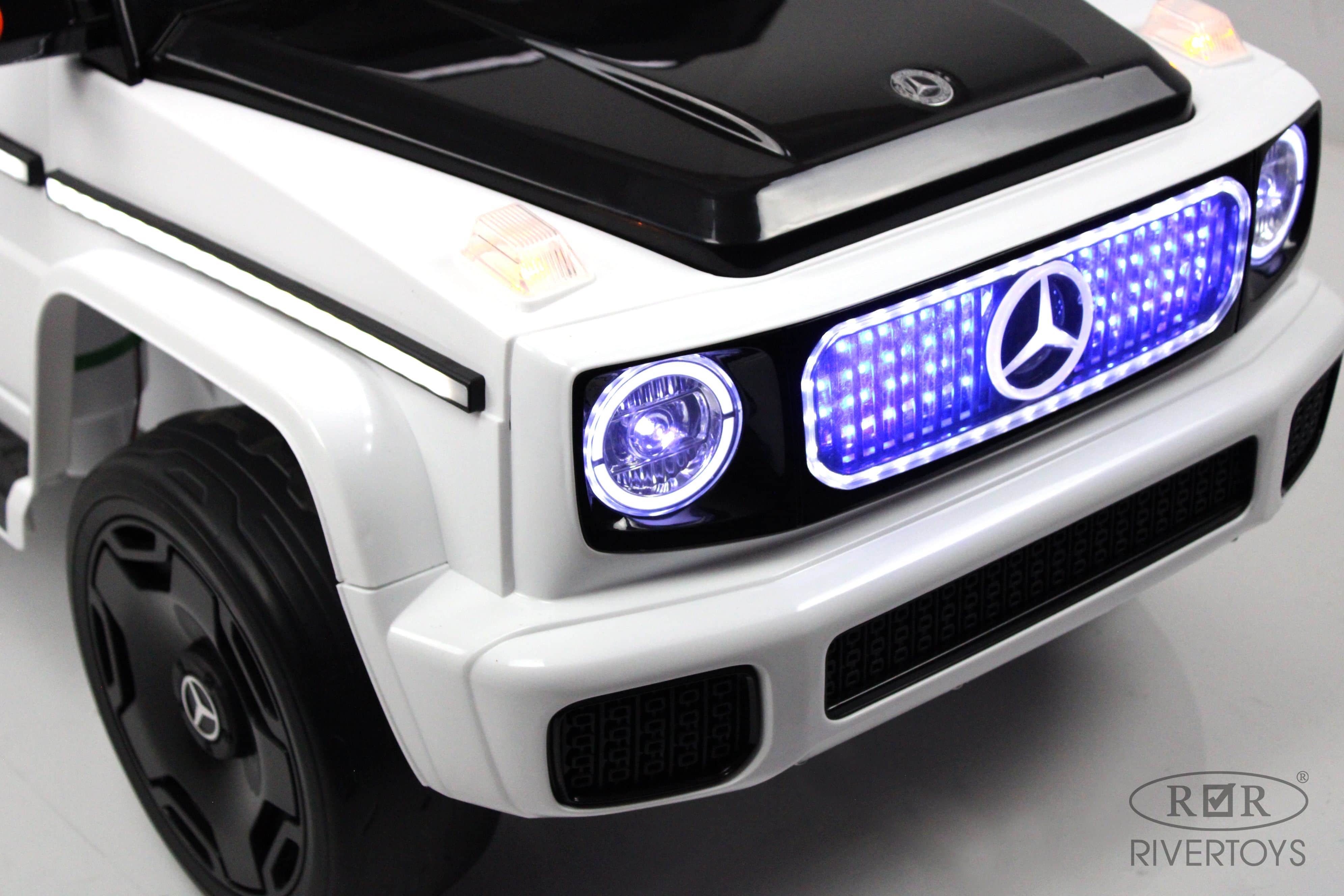 картинка Детский электромобиль Mercedes-Benz EQG (E222EE) белый 