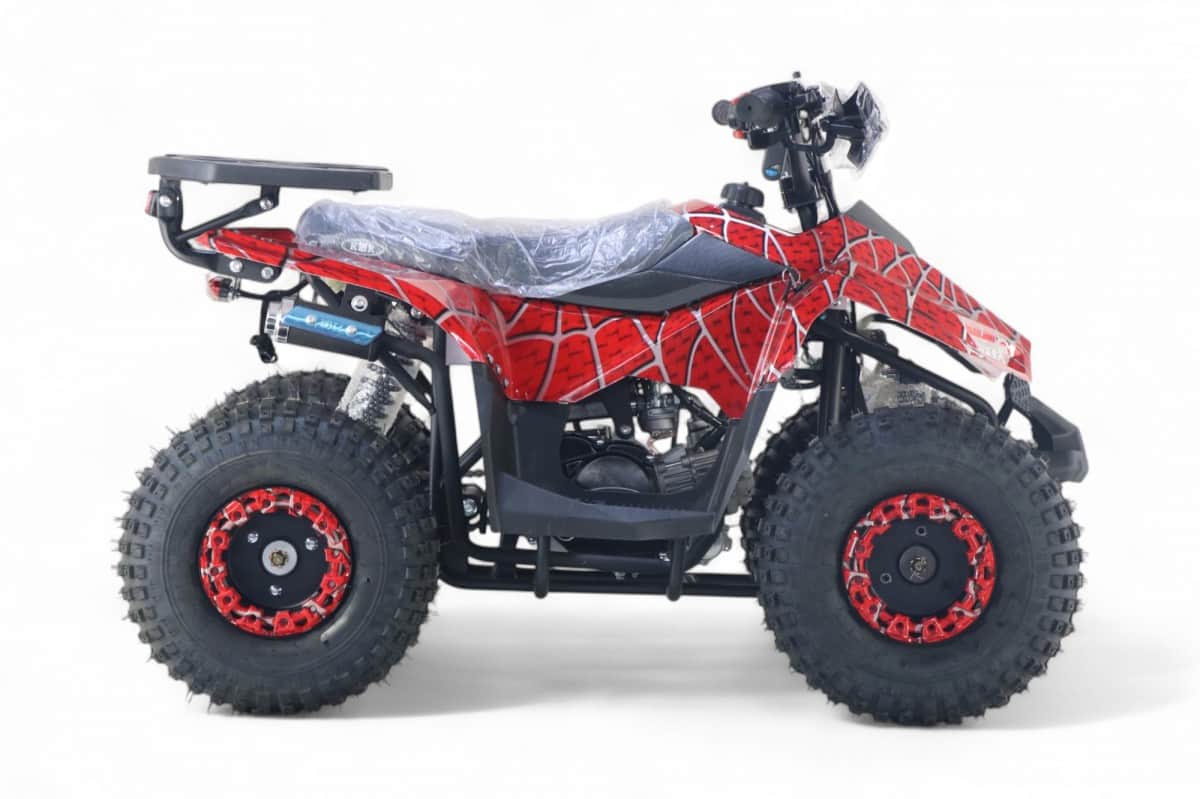 картинка Детский квадроцикл LEON 49CC красный спайдер 