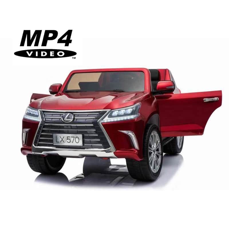 картинка Детский электромобиль Lexus LX570 4WD MP4 - DK-LX570-RED-PAINT-MP4 