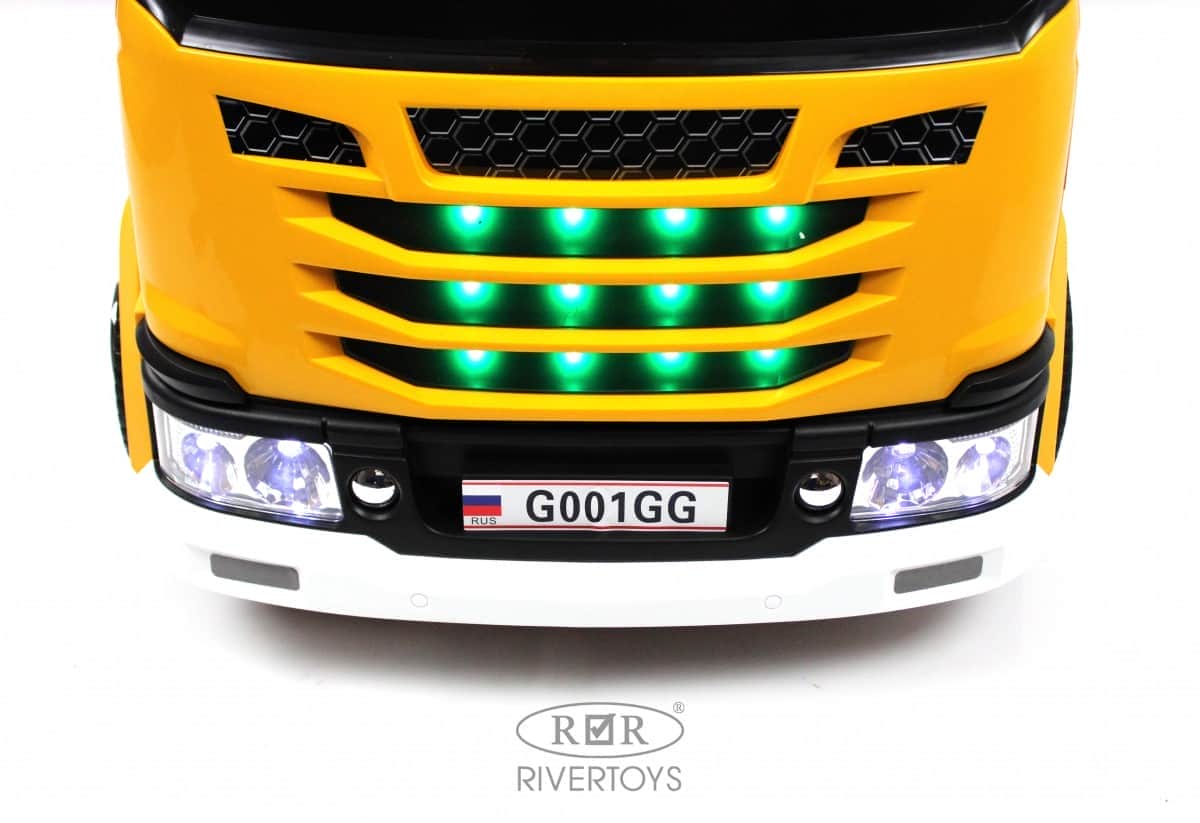 картинка Детский электромобиль G001GG жёлтый 