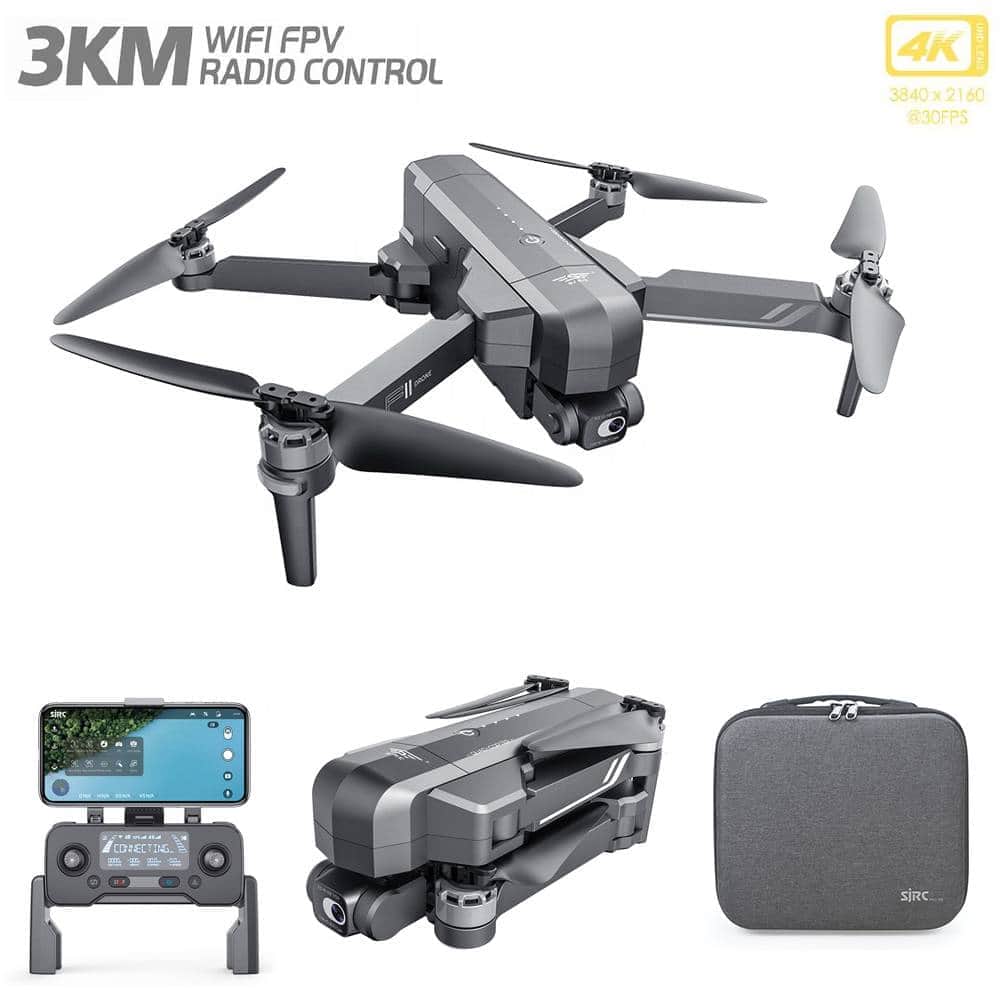 картинка Квадрокоптер SJRC F11S 4K PRO 2-AXIS 4K EIS 5G GPS RTF - F11S 4K PRO 