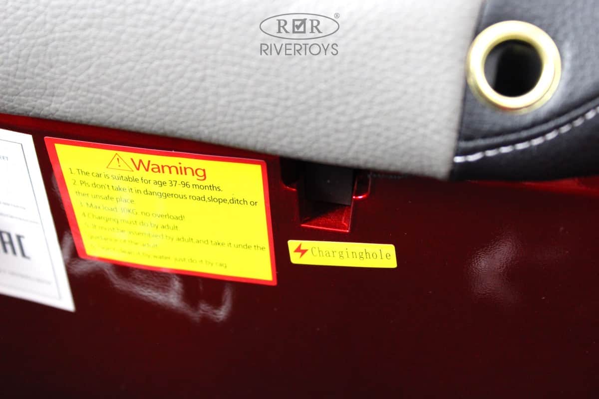 картинка Детский электромобиль Lexus 570 (E555EE) красный глянец 