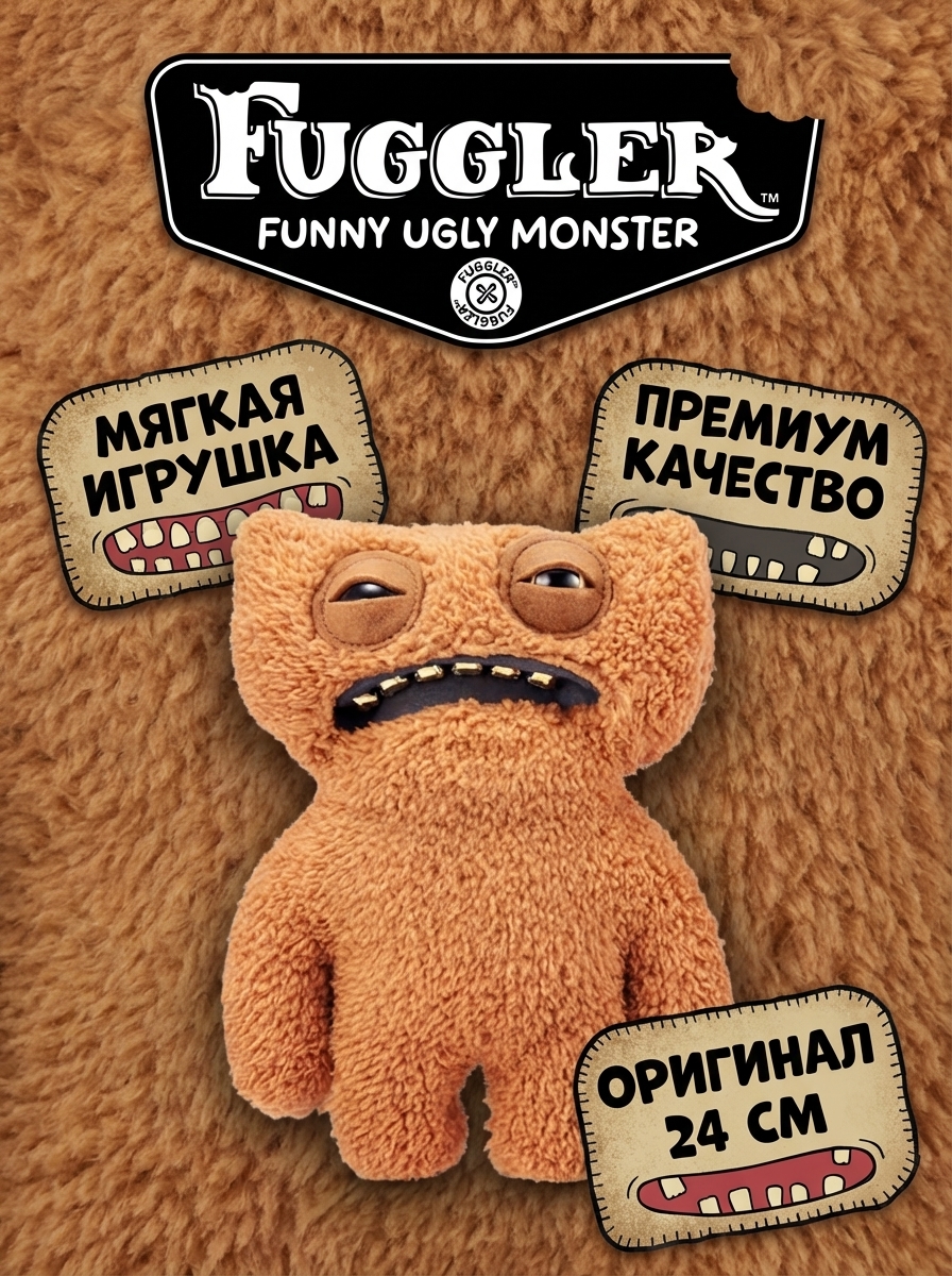 картинка Мягкая игрушка FUGGLER Жахогризик - 15708K 
