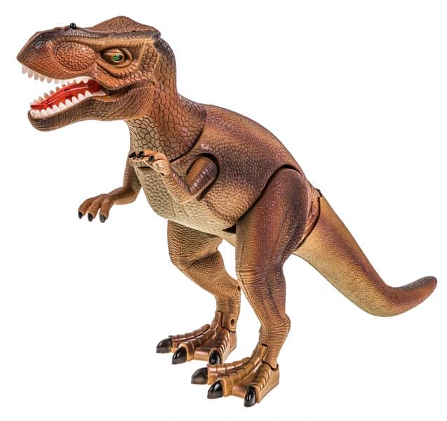 картинка Радиоуправляемый динозавр T-Rex RuiCheng (коричневый, звук, пар, свет) - RUI-8909-BROWN 