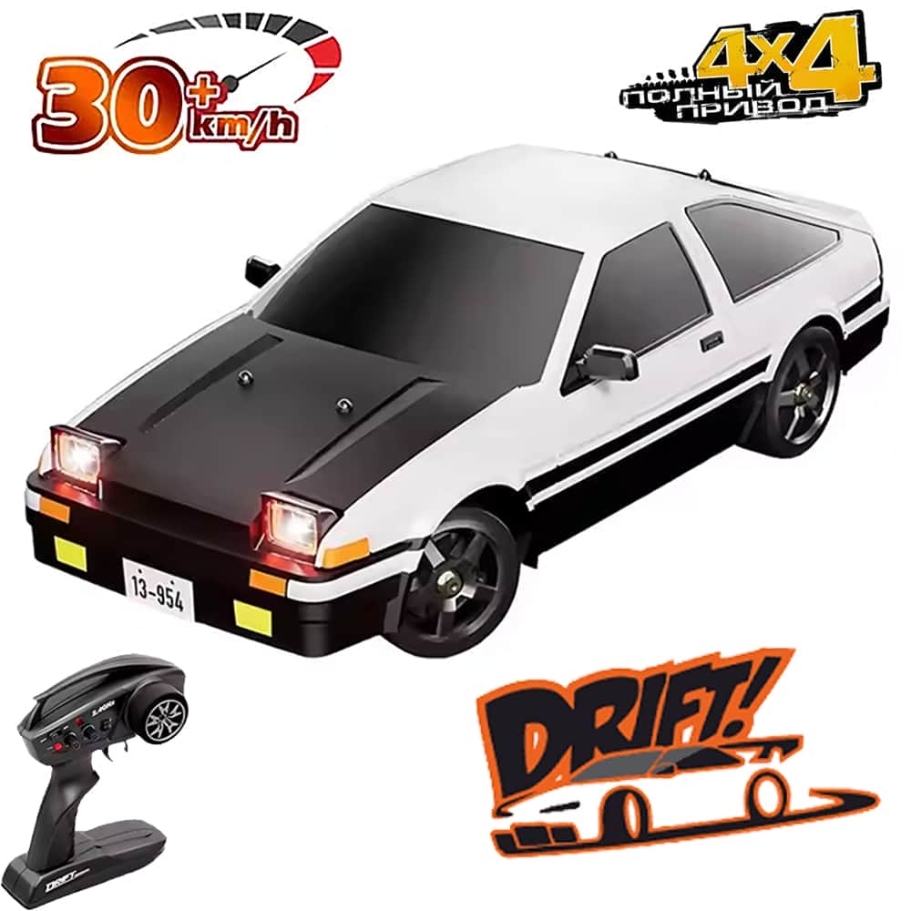 картинка Радиоуправляемая машина для дрифта Toyota AE86 (35 см, 30 км/ч, акб, 1:12) - HB-R1201 