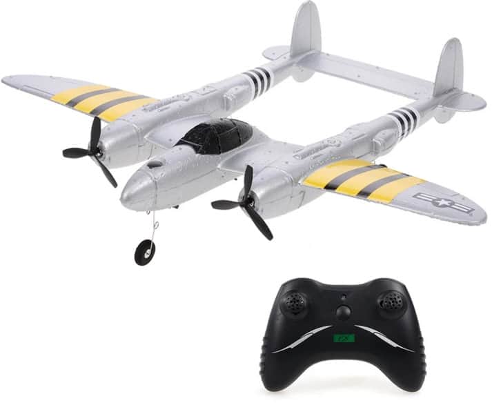 картинка Радиоуправляемый самолет для начинающих P38 Fighter 2.4G - FX816 