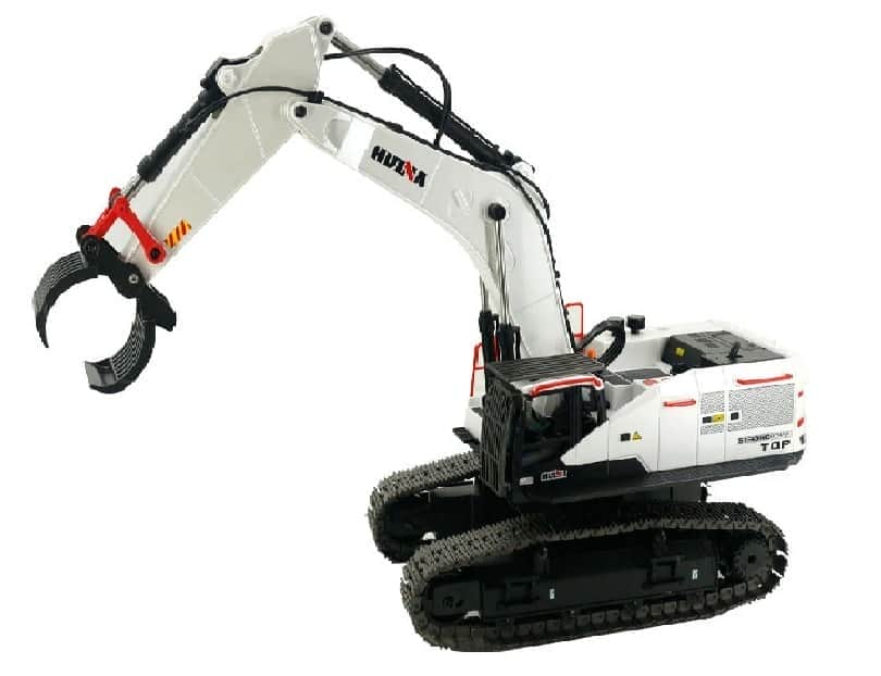 картинка Радиоуправляемый экскаватор белый HUI NA TOYS масштаб 1:14 2.4G - HN1594-WHITE 