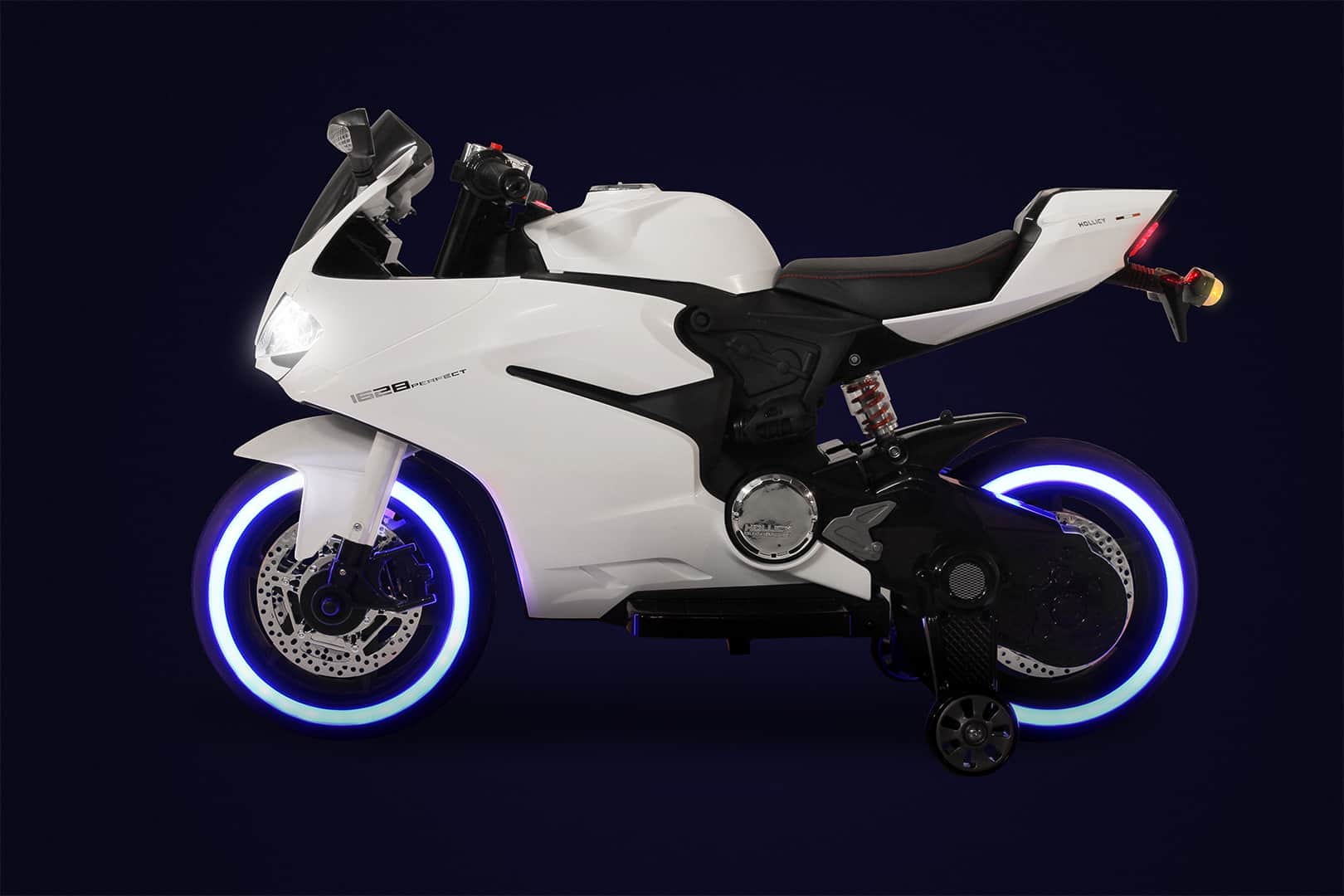 картинка Детский электромобиль - мотоцикл Ducati White - SX1628-G 