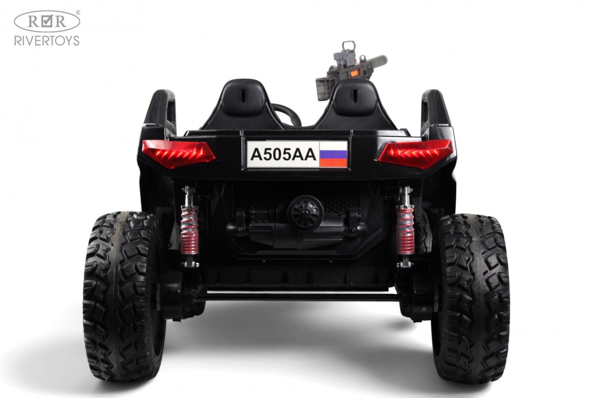картинка Детский электромобиль A505AA-LUX черный карбон 