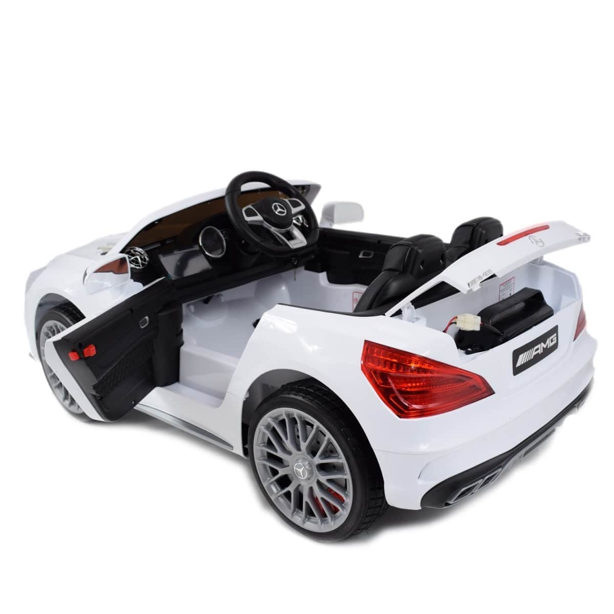 картинка Детский электромобиль Mercedes-Benz SL65 White 12V 2.4G - XMX602-W 