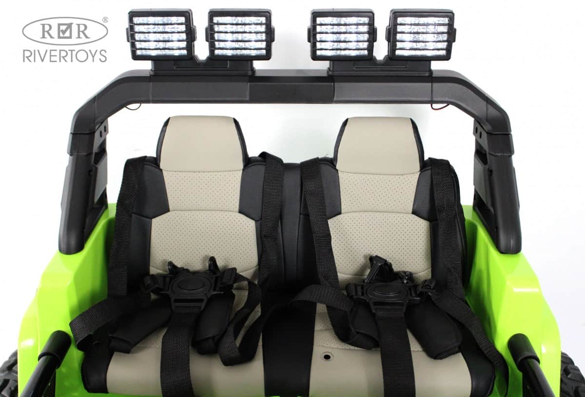 картинка Детский электромобиль Jeep A222AA зеленый 