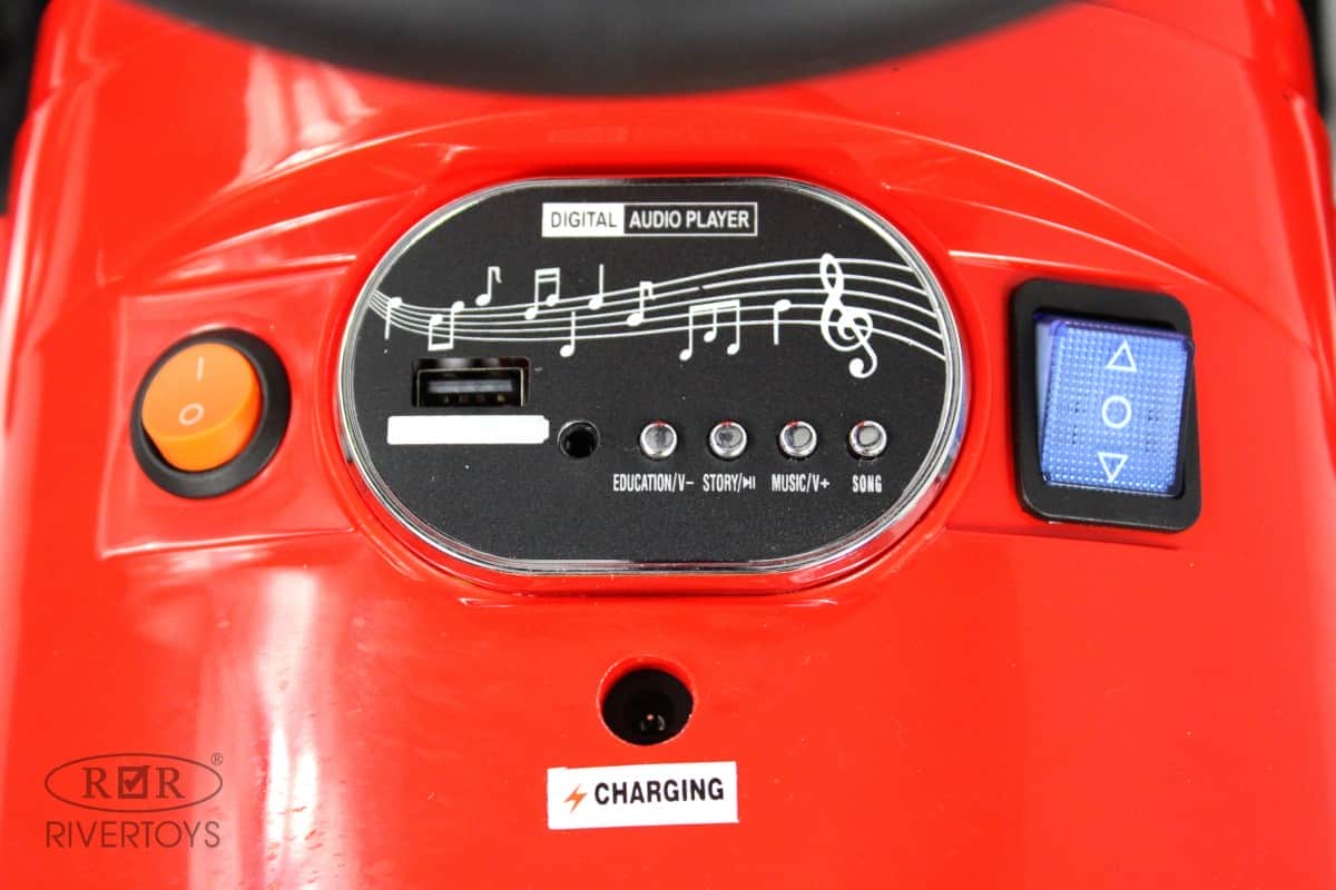 картинка Детский электромобиль K222PX красный 