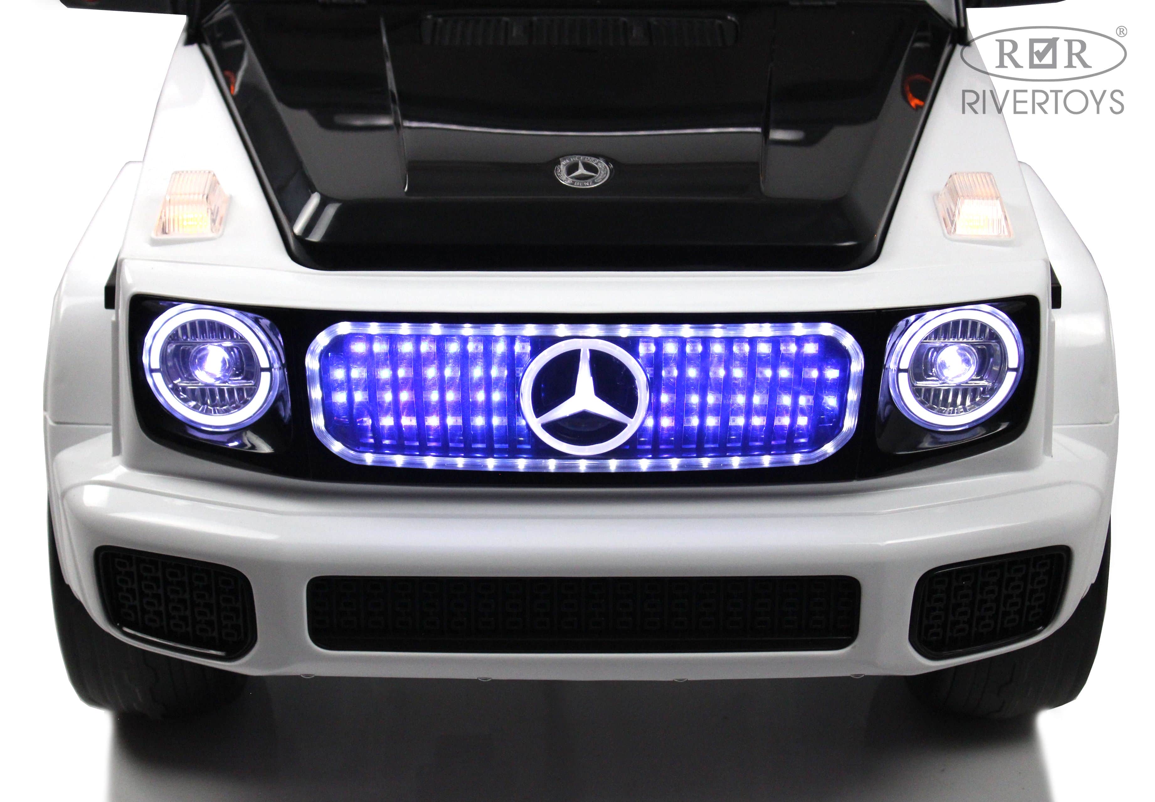 картинка Детский электромобиль Mercedes-Benz EQG (E222EE) белый 