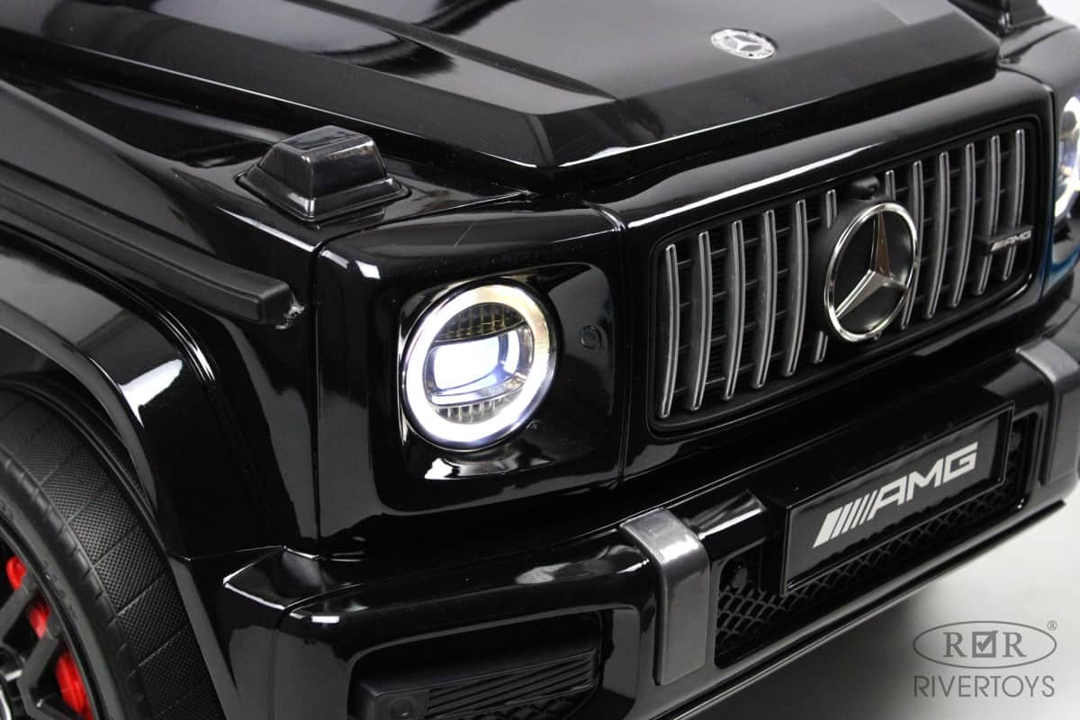 картинка Детский электромобиль Mercedes-Benz G63 4WD (K999KK) черный глянец 