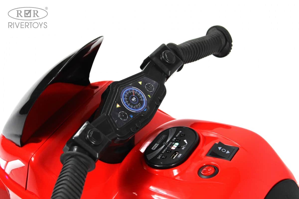 картинка Детский электромотоцикл G004GG красный 