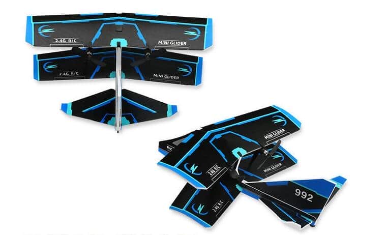 картинка Радиоуправляемый мини планер Mini Glider - CS-992-BLUE 