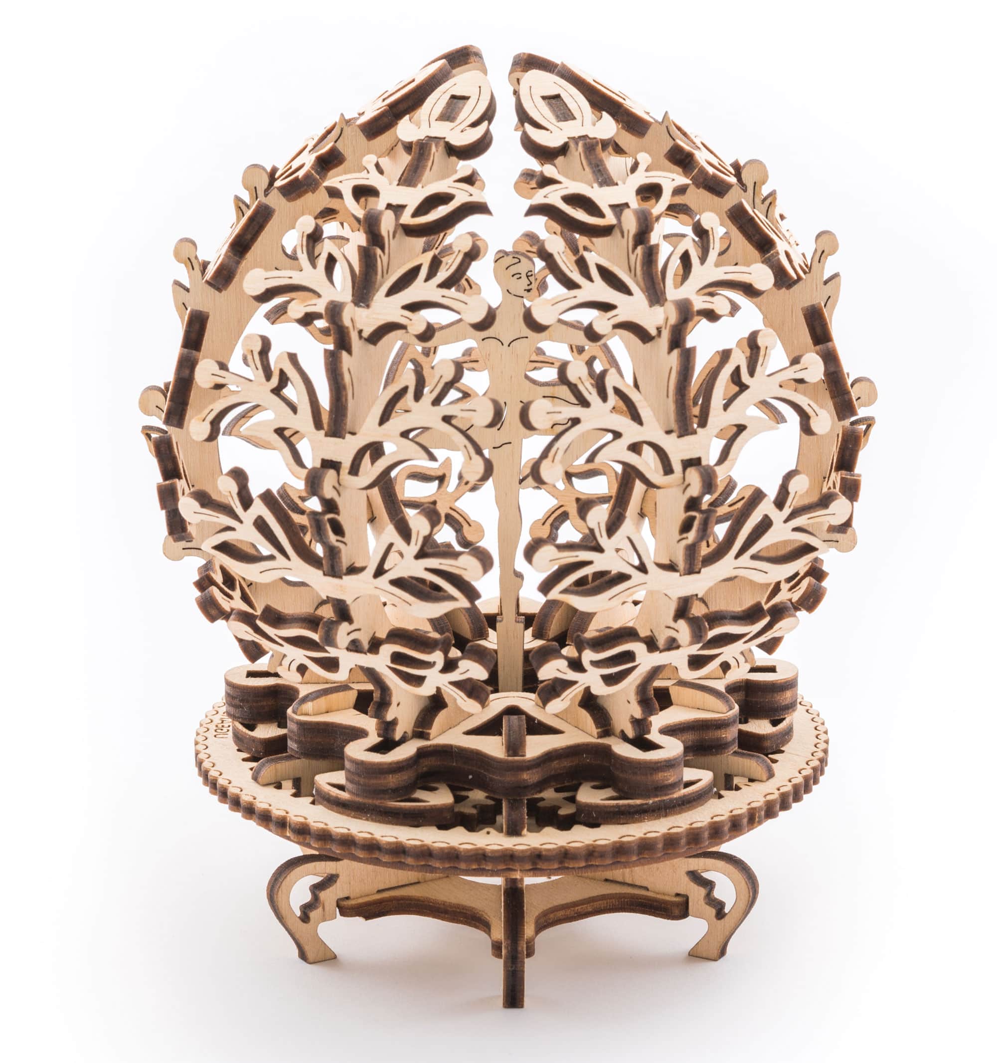 картинка Деревянный 3D конструктор Ugears "Механический цветок" - 70016 