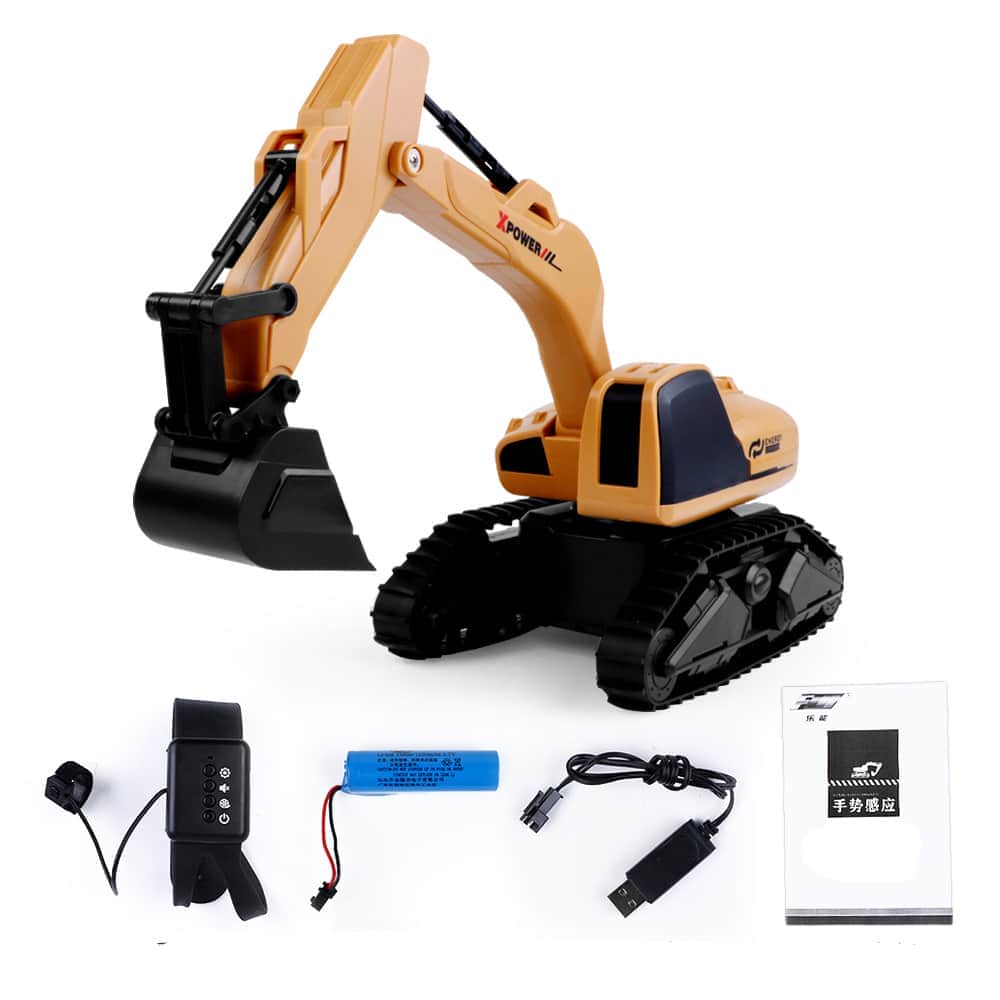 картинка Радиоуправляемый экскаватор Le Neng Toys (пульт часы, акб, звук) - LNT-F4 