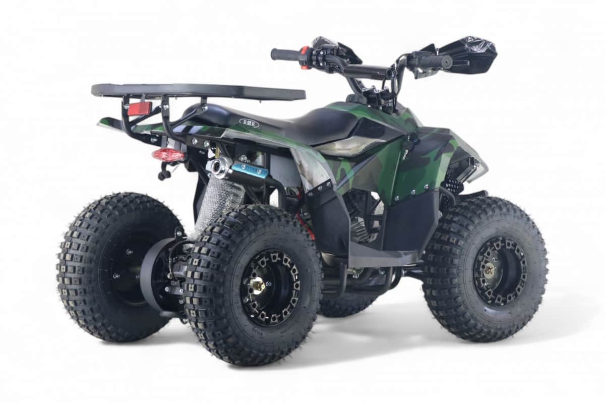 картинка Детский квадроцикл LEON 49CC зеленый камуфляж 