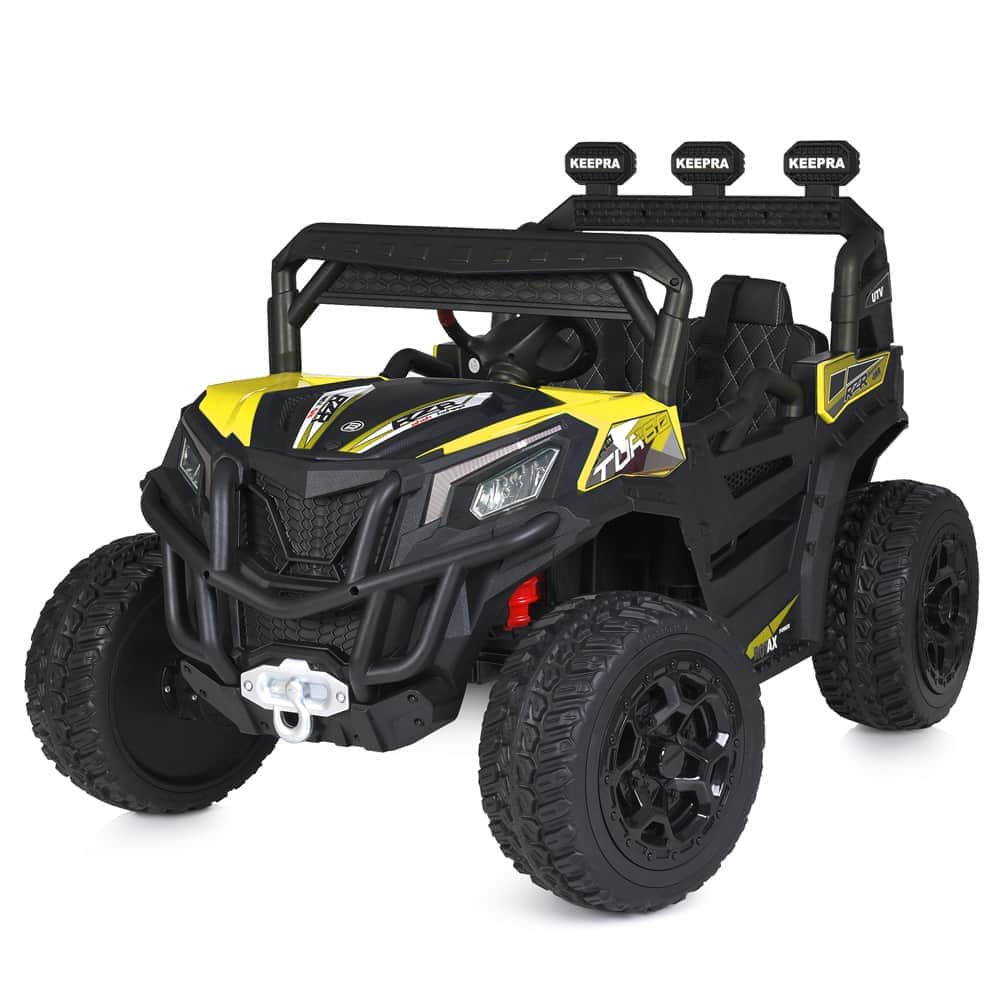 картинка Детский электромобиль Багги (полный привод, EVA, 12V) - HC-301-4WD-YELLOW 