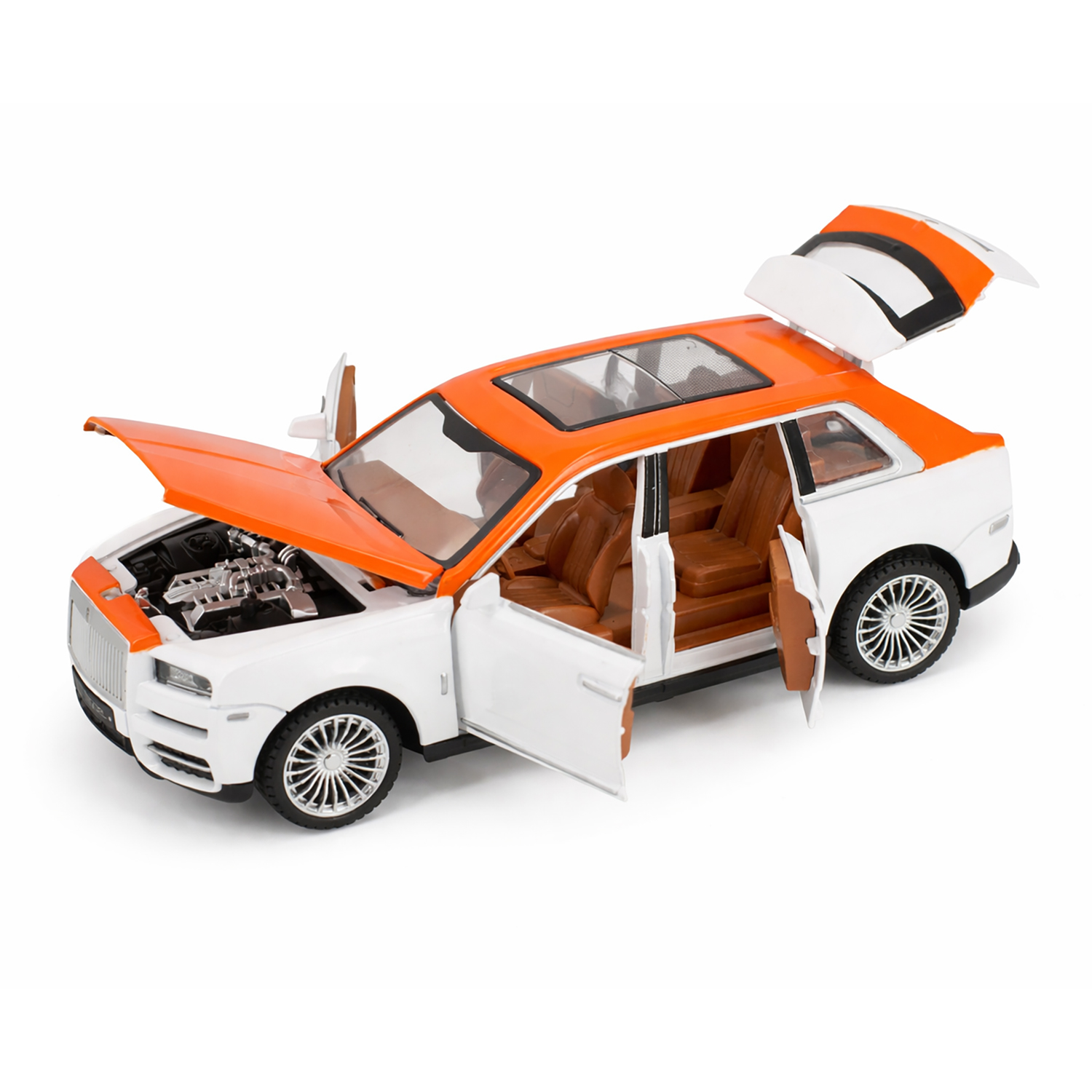 картинка Радиоуправляемая металлическая машина Rolls-Royce Cullinan 1:22 - HCL-3806-WHITE 